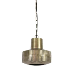 Light & Living - Hanglamp Demsey - 30x30x30 - Brons