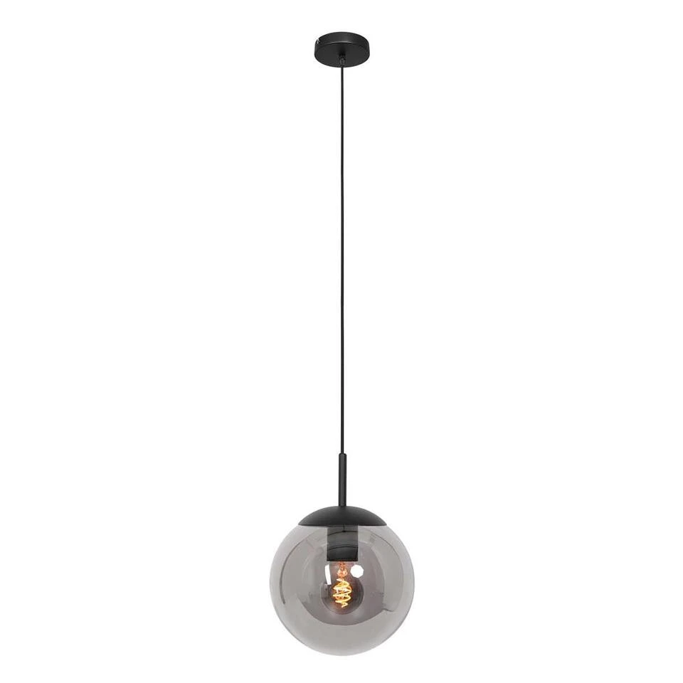 Steinhauer Hanglamp Bollique - 1 Lichts - 30 X175 Cm - Zwart