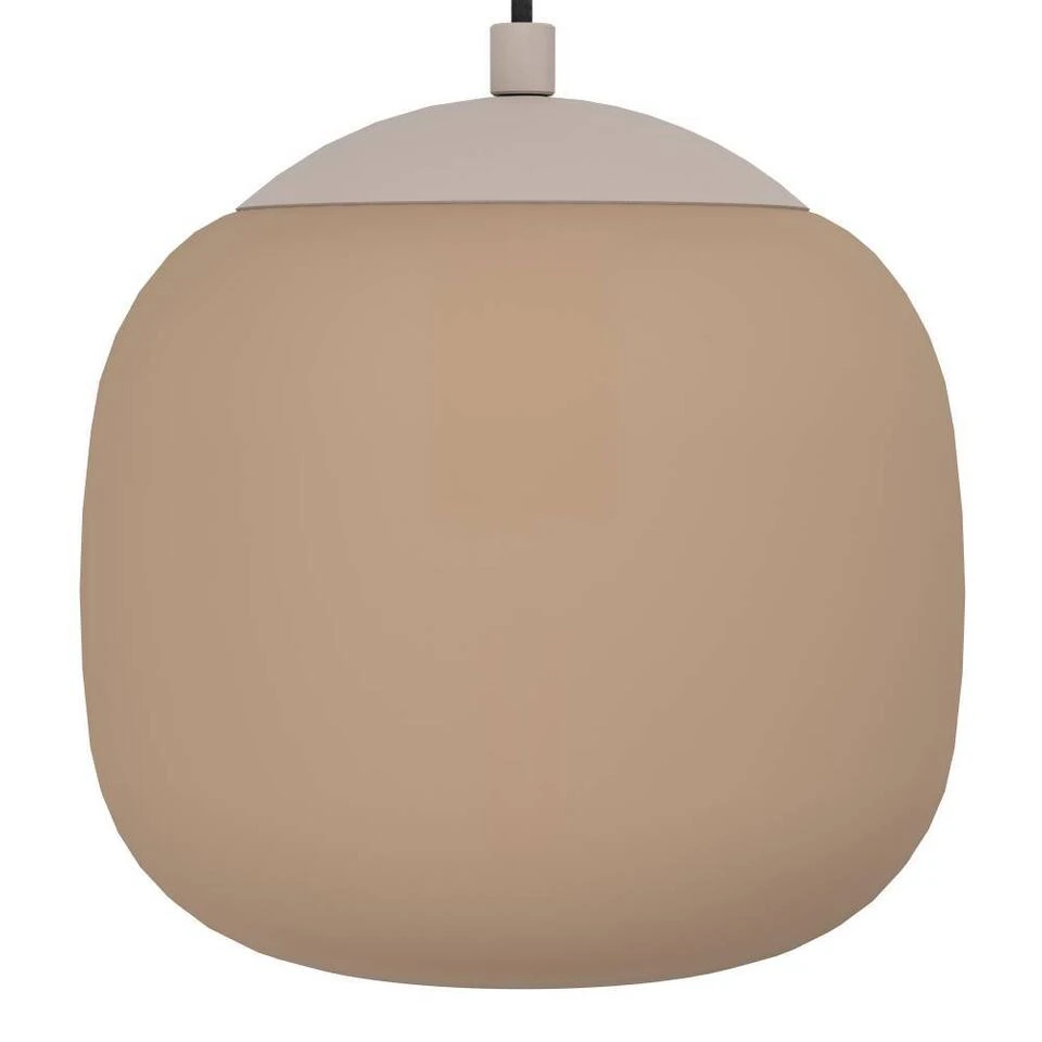 EGLO Cominio Hanglamp - E27 - 88,5 Cm - Zandkleurig/Taupe - Glas - Afbeelding 2