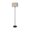 EGLO Feniglia Vloerlamp - E27 - 151 Cm - Beige/Zwart - Linnen
