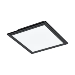 EGLO Salobrena 1 Plafondlamp - LED - 30 Cm - Zwart/Wit - Aluminium