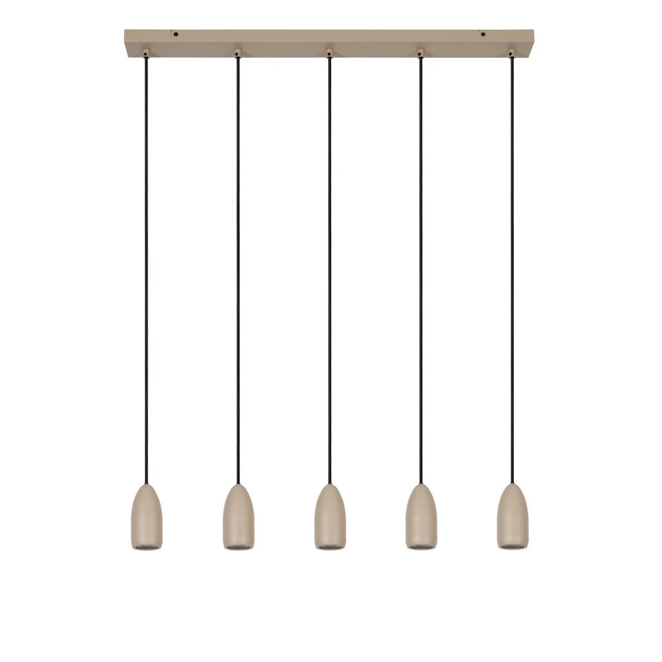 Lucide EVORA Hanglamp - Taupe - Afbeelding 2