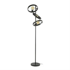 Industriƫle Vloerlamp Otan Metaal 3-lichts - 155x40x155 Cm - Metaal - Zwart