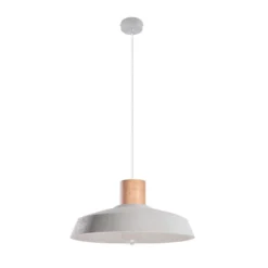 Sollux Hanglamp Afra - 1 Lichts - 40 X115 Cm - Grijs