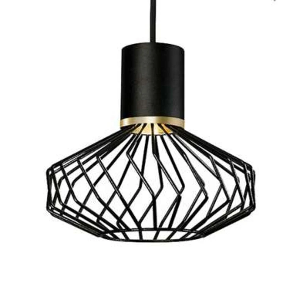 Nowodvorski Hanglamp Pico - 3 Lichts - Ø 43 Cm - Zwart-goud - Afbeelding 3