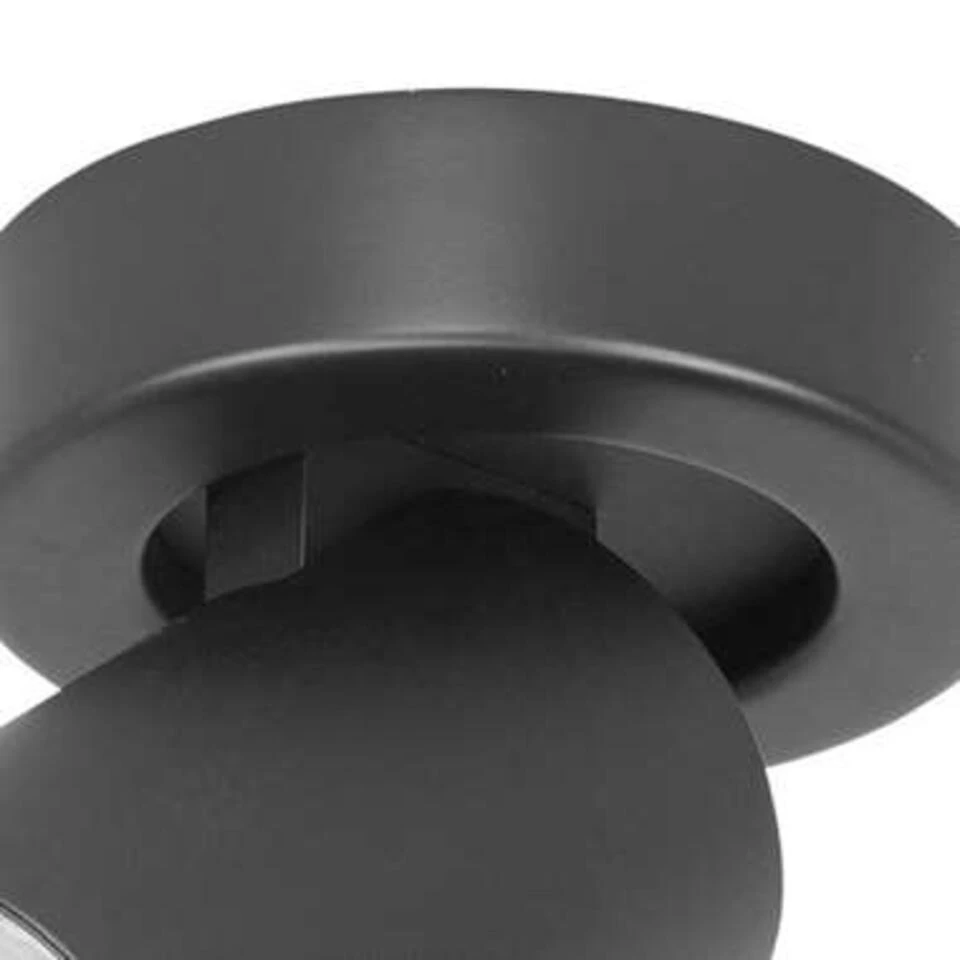 Highlight Spot Oliver - 1 Lichts - Badkamer - IP44 - Zwart - Afbeelding 3