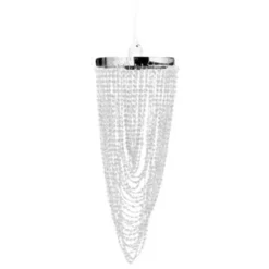 VIDAXL Kroonluchter Met Kristallen 22 X 58 Cm