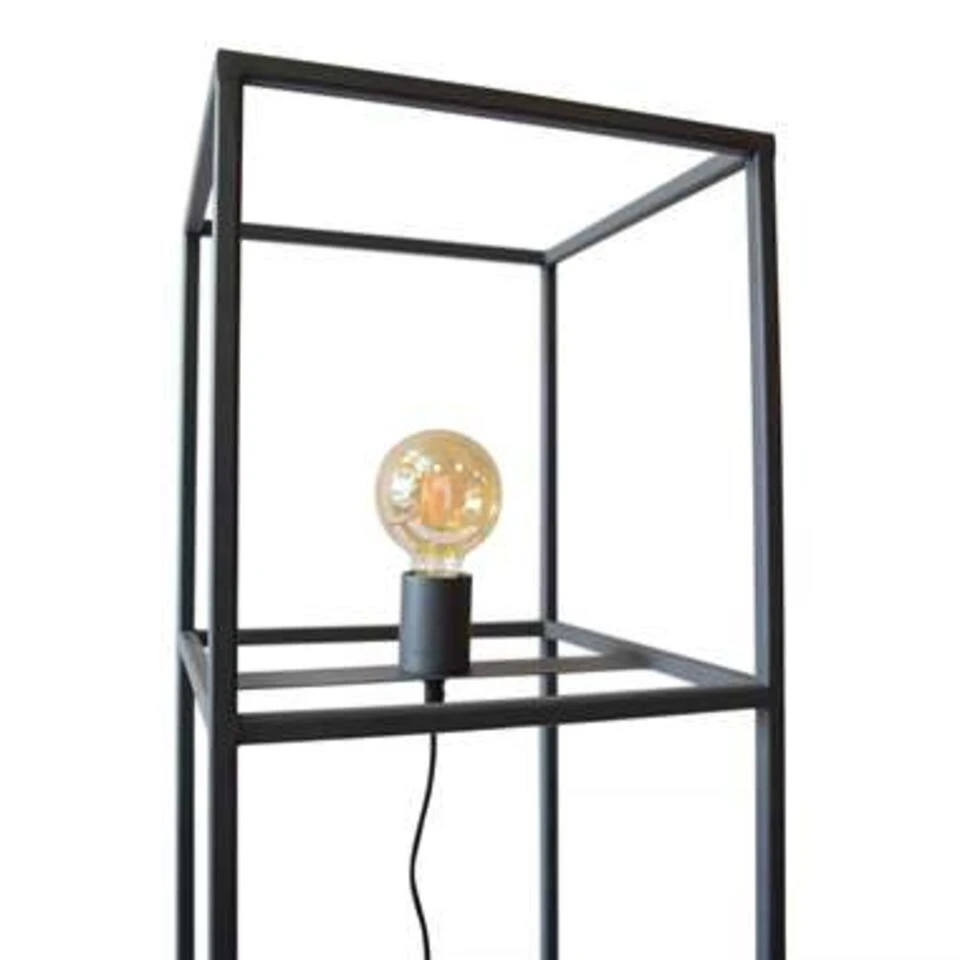 Urban Interiors Vloerlamp Frame - H 120 Cm - B 30 Cm - Zwart - Afbeelding 2