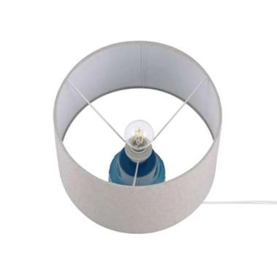 Beliani Bedlamp THAYA - Blauw Keramiek - Afbeelding 4