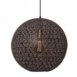 Freelight Hanglamp Oronero - Ø 50 Cm - Zwart - Goud