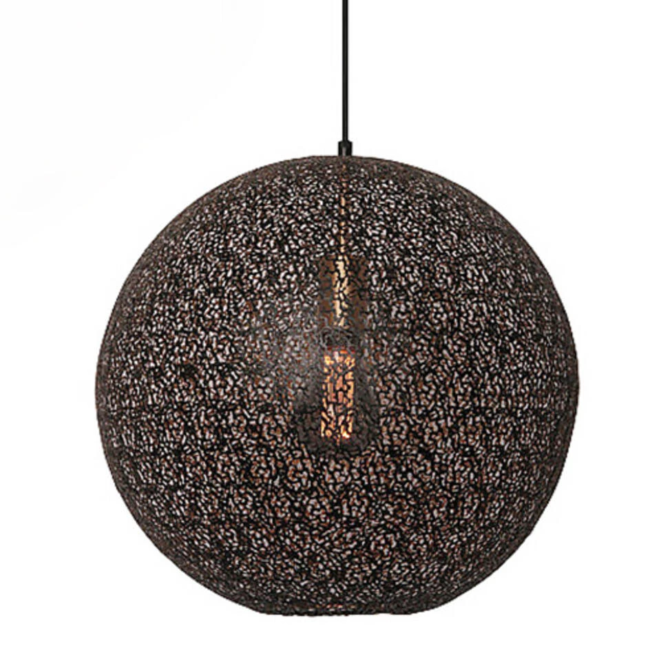 Freelight Hanglamp Oronero - Ø 50 Cm - Zwart - Goud