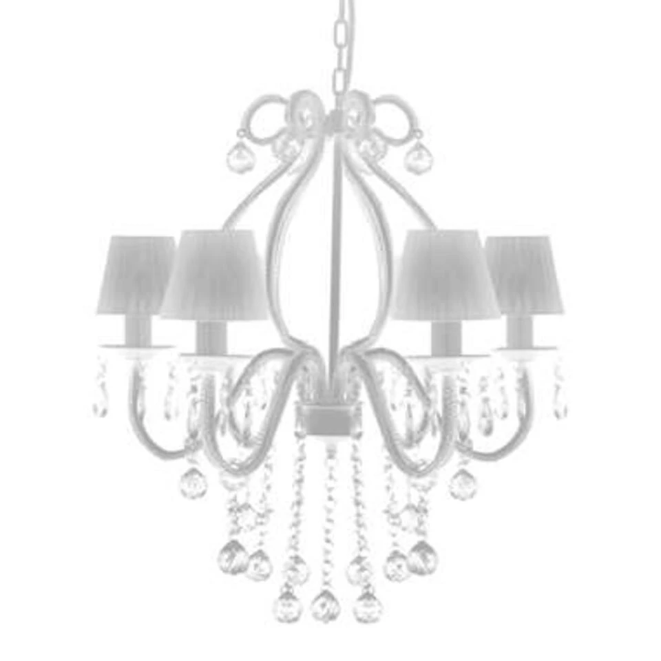 VidaXL Kroonluchter Met 2300 Kristallen Wit