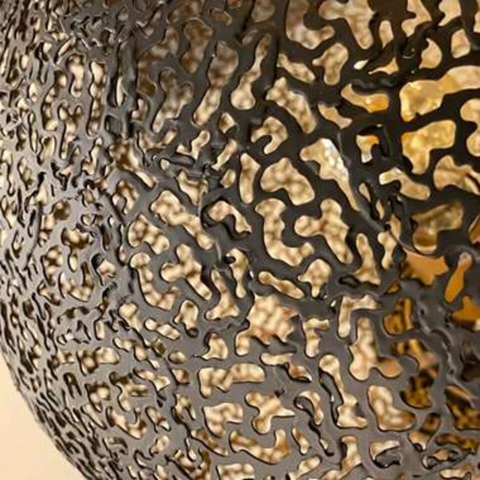 Freelight Hanglamp Oronero - Ø 40 Cm - Zwart - Goud - Afbeelding 4