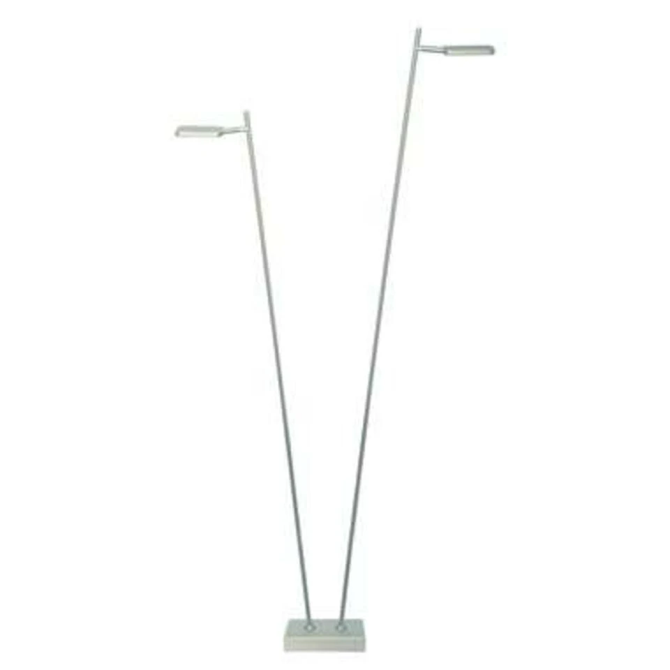 Freelight Vloerlamp Block - 2 Lichts - Mat Chroom - Afbeelding 4