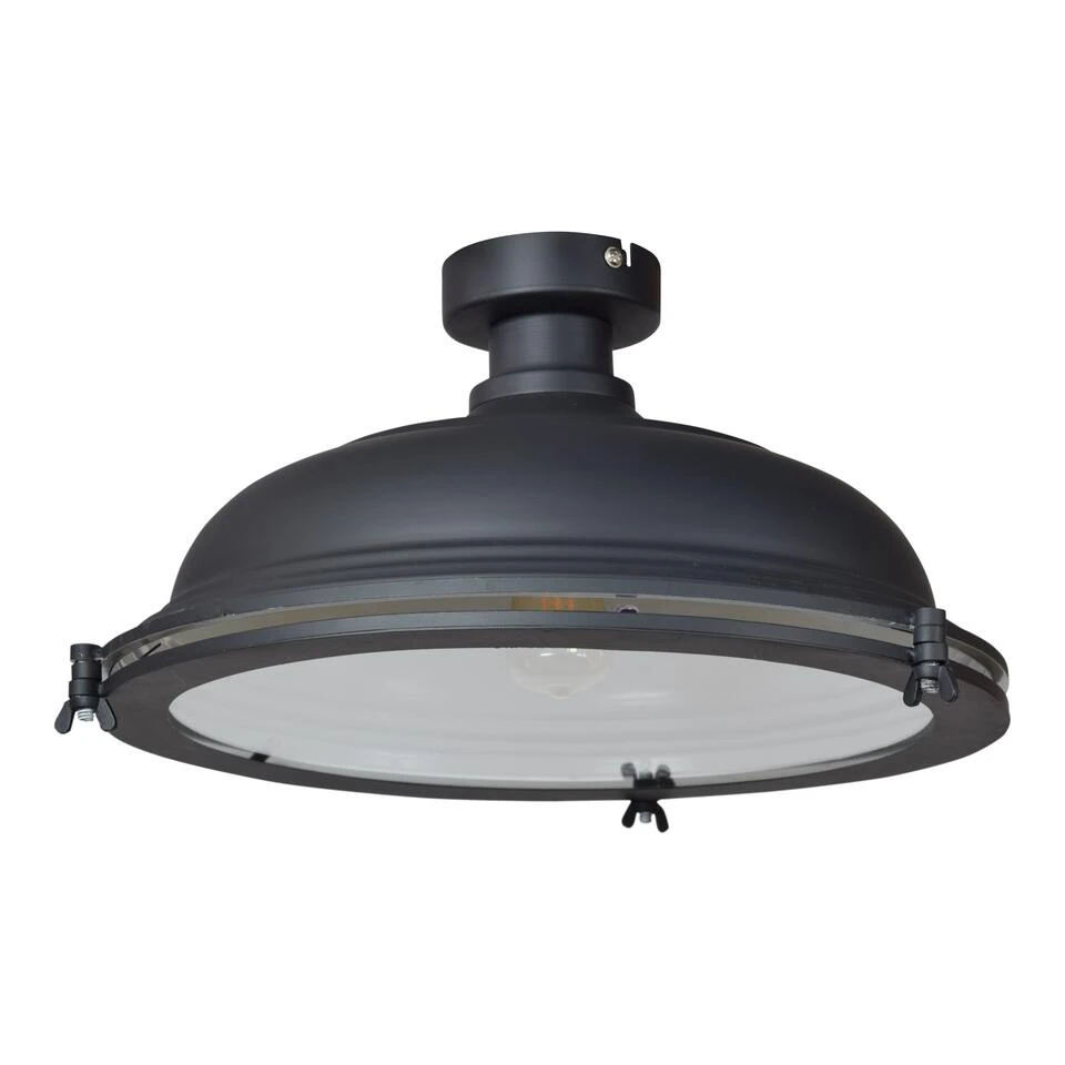Urban Interiors Plafondlamp Bronx - Ø 42 Cm - Zwart