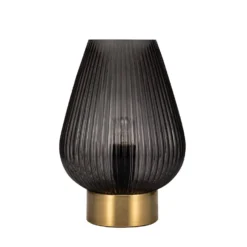 Pauleen Crystal Gloom Tafellamp - E14 - Rookglas/Messing