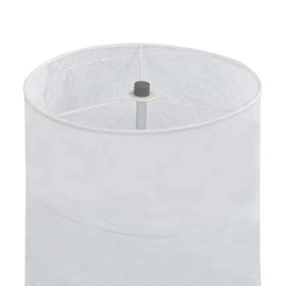 VidaXL Vloerlamp Met Standaard E27 121 Cm Wit - Afbeelding 4