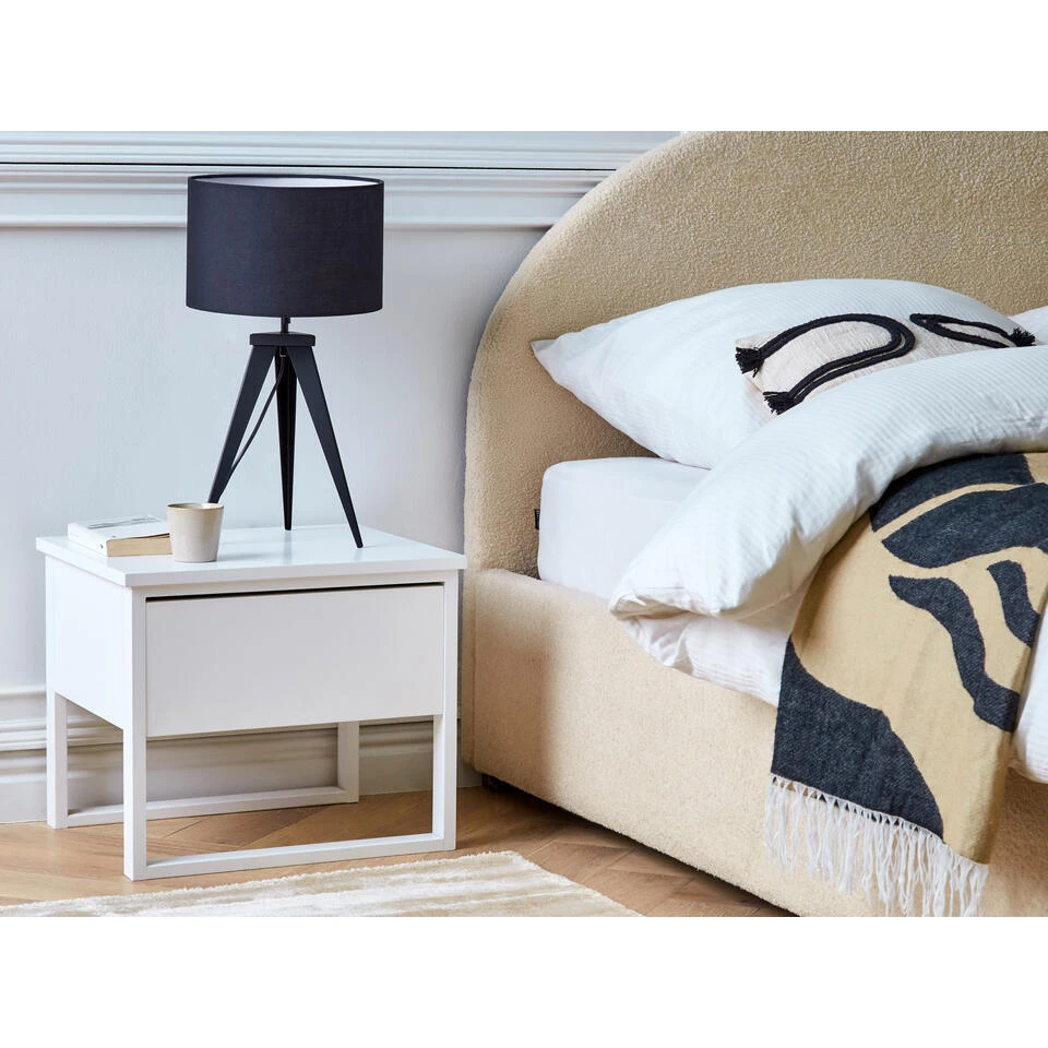 Beliani Tafellamp STILETTO - Zwart Metaal - Afbeelding 4