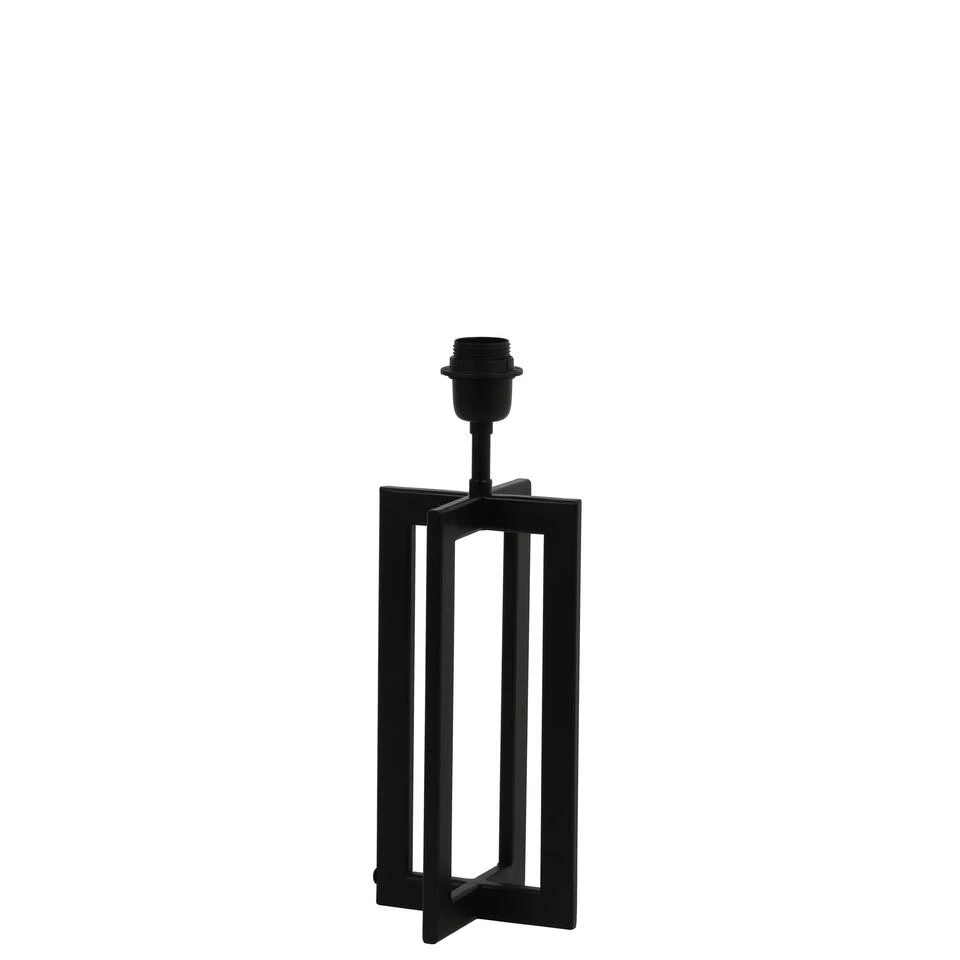 Tafellamp Mace/Gemstone - Zwart/Antraciet - Ø30x56cm - Afbeelding 2