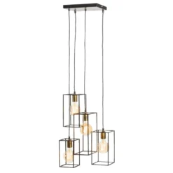 Hanglamp Vani 4 -lichts - Zwart