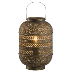 Tafellamp Rabat - Goudkleurig - Ø25x35 Cm