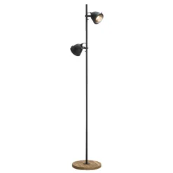 Vloerlamp Siem - Zwart - Ø28x153 Cm