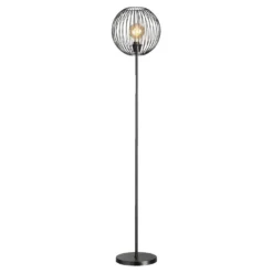 Vloerlamp Xavier - Zwart - 155xØ30 Cm