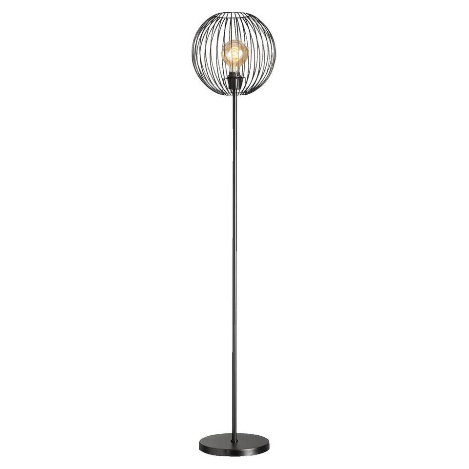 Vloerlamp Xavier - Zwart - 155xØ30 Cm