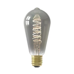 Calex LED-rustieklamp - Titaniumkleur - E27