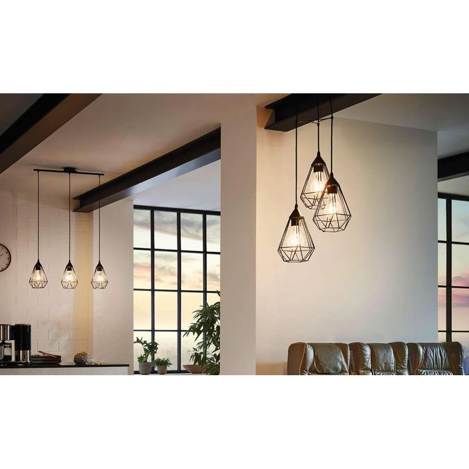 EGLO Tafellamp Tarbes - Zwart - Afbeelding 2