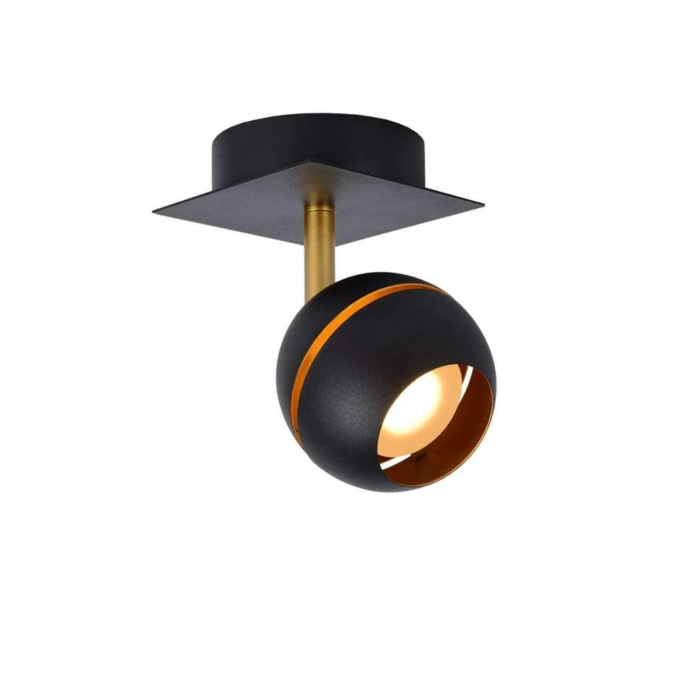 Lucide Plafondspot Binari 1 LED - Zwart - Afbeelding 2