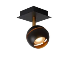 Lucide Plafondspot Binari 1 LED - Zwart