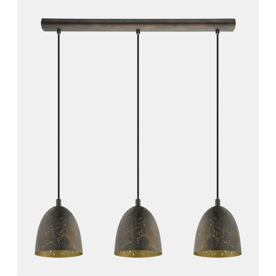 EGLO Hanglamp Safi 3-lichts - Bruin/goud - Afbeelding 2