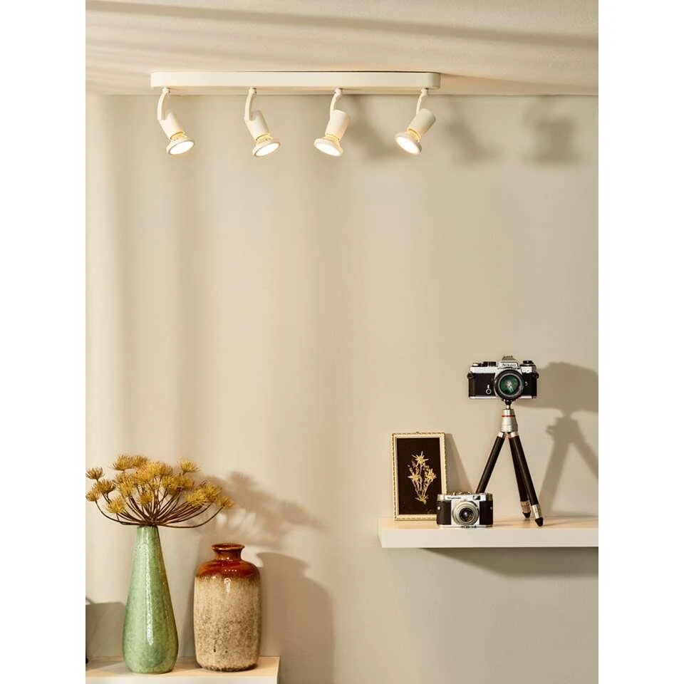 Lucide 4-plafondspot Jaster - Wit - Afbeelding 3