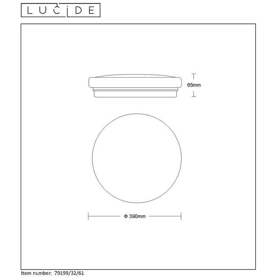 Lucide Plafonnière Otis - Opaal - Ø39 Cm - Afbeelding 3
