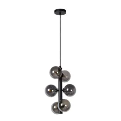 Lucide Hanglamp Tycho - Zwart - Ø25,5x150 Cm