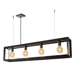 Lucide Hanglamp Thor - Grijs - 120x13x155 Cm