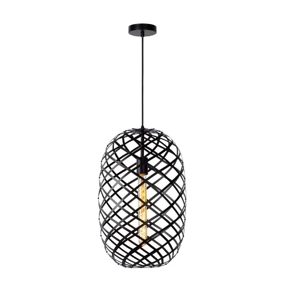 Lucide Hanglamp Wolfram - Zwart - Ø32 Cm