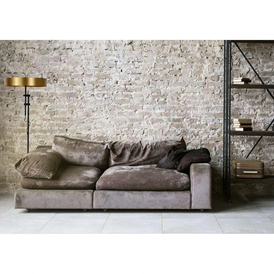 Lucide Vloerlamp Giada - Mat Goud/messing - Afbeelding 3