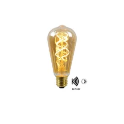 Lucide LED Bulb Twilight Filament Lamp E27 4W - Amber - Ø6,4 Cm