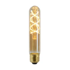 Lucide LED Bulb Filament Lamp E27 - Amber - Ø3 Cm - H14 Cm