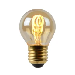 Lucide LED Bulb Filament Lamp E27 3W - Amber - Ø4,5 Cm