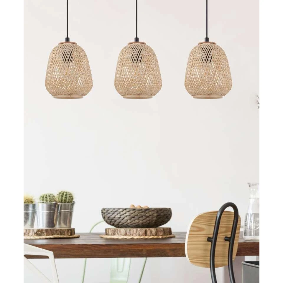 EGLO Hanglamp Dembleby 3-lichts - Bruin - Afbeelding 4