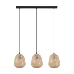 EGLO Hanglamp Dembleby 3-lichts - Bruin