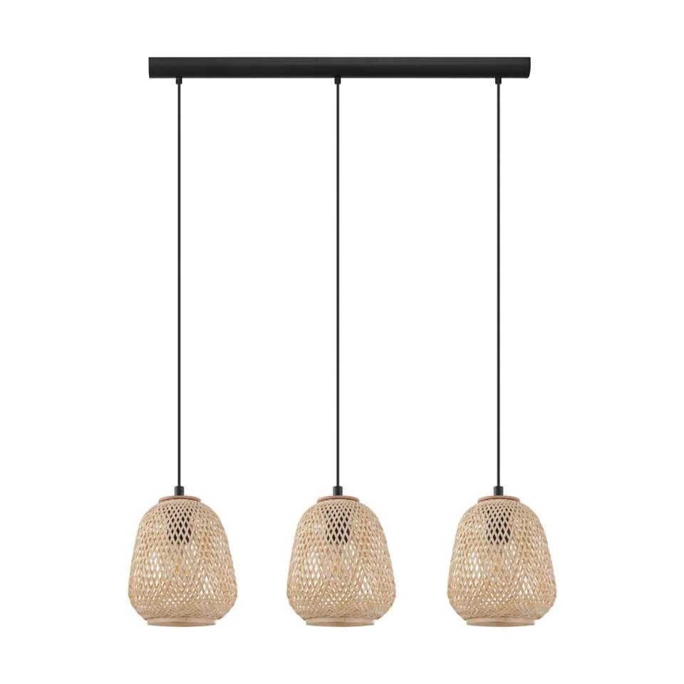 EGLO Hanglamp Dembleby 3-lichts - Bruin