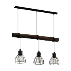 EGLO Hanglamp Horningtops - Zwart