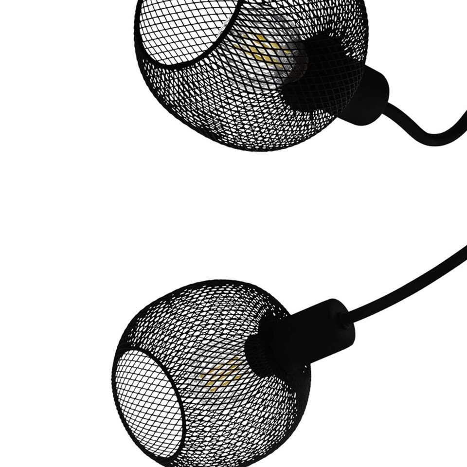 EGLO Plafondlamp Wrington - Zwart - Afbeelding 2