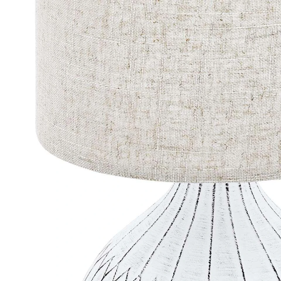 EGLO Tafellamp Bellariva - Wit/bruin - Afbeelding 4