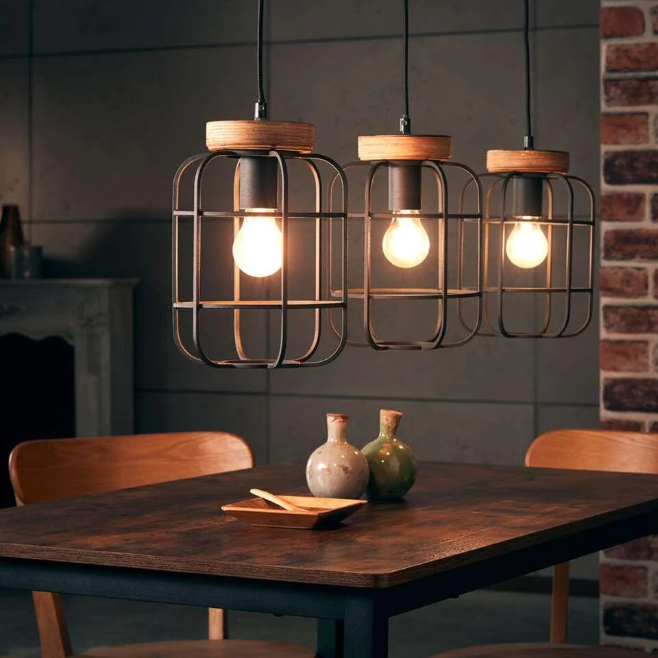 Brilliant Hanglamp Gwen 3-lichts - Zwart - Afbeelding 4
