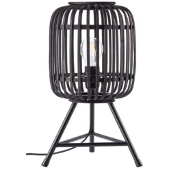 Brilliant Tafellamp Woodrow - Zwart - 30 Cm